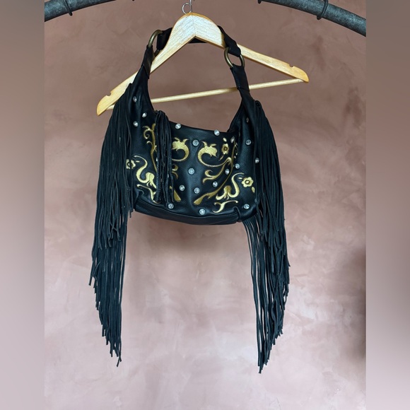 Carlos Falchi Handbags - Carlos Falchi fringe bag